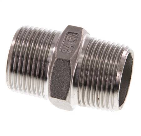 R 3/4'' Stainless steel Double Nipple 16 Bar