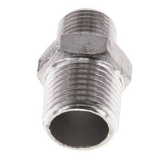 3/8'' NPT x 1/2'' NPT Stainless steel Double Nipple 16 Bar