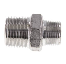 3/8'' NPT x 1/2'' NPT Stainless steel Double Nipple 16 Bar