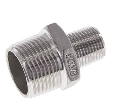 3/8'' NPT x 3/4'' NPT Stainless steel Double Nipple 16 Bar