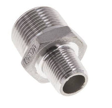 3/8'' NPT x 3/4'' NPT Stainless steel Double Nipple 16 Bar