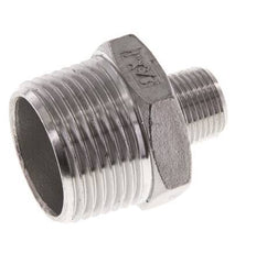 R 1'' x R 3/8'' Stainless steel Double Nipple 16 Bar