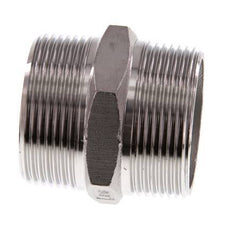 R 1 1/2'' Stainless steel Double Nipple 16 Bar