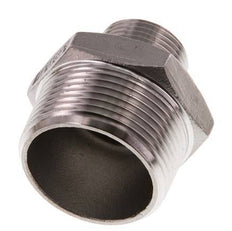R 1 1/4'' x R 3/4'' Stainless steel Double Nipple 16 Bar