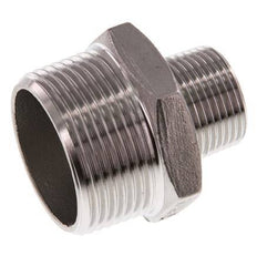 R 1 1/4'' x R 3/4'' Stainless steel Double Nipple 16 Bar