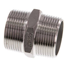 R 1 1/4'' Stainless steel Double Nipple 16 Bar
