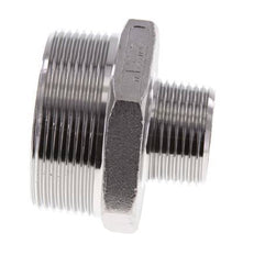 R 2'' x R 1'' Stainless steel Double Nipple 16 Bar