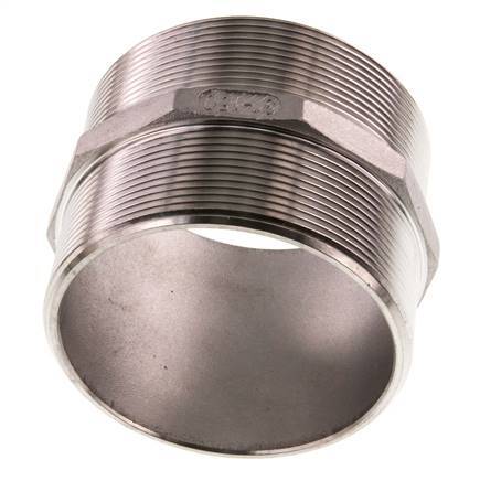 G 3'' Stainless steel Double Nipple 16 Bar