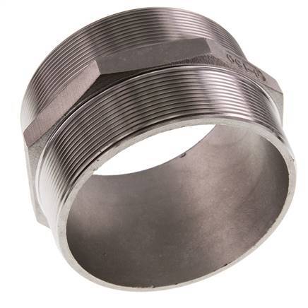 R 4'' Stainless steel Double Nipple 16 Bar