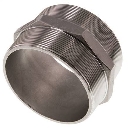 R 4'' Stainless steel Double Nipple 16 Bar