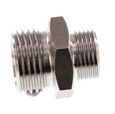 G 1/2'' x G 3/8'' Stainless steel Double Nipple 40 Bar