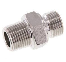 1/2'' NPT x G 1/2'' Stainless steel Double Nipple 40 Bar - Hydraulic