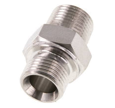 1/2'' NPT x G 1/2'' Stainless steel Double Nipple 40 Bar - Hydraulic