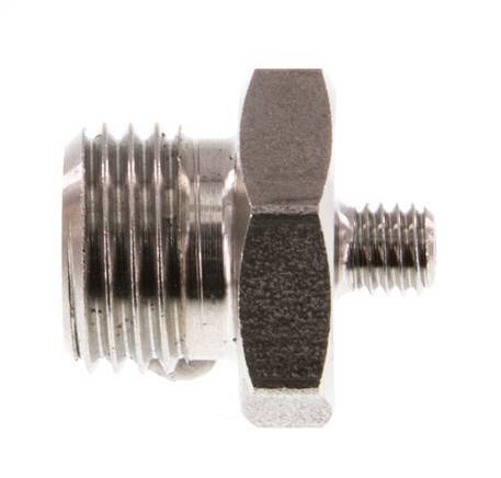 G 1/4'' x M5 Stainless steel Double Nipple 40 Bar
