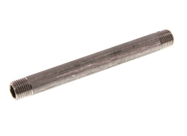 R 1/4'' Stainless steel Double Pipe Nipple 20 Bar DIN 2982 - 120mm