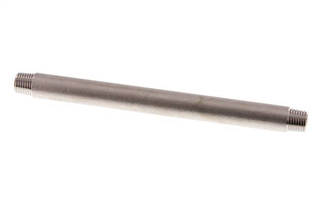 R 1/4'' Stainless steel Double Pipe Nipple 20 Bar DIN 2982 - 160mm