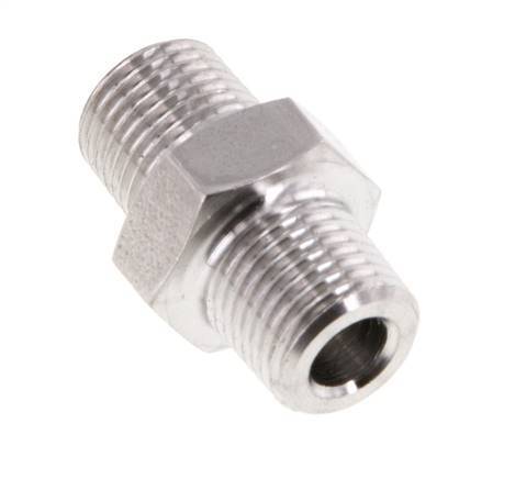 1/8'' NPT Stainless steel Double Nipple 345 Bar - Hydraulic