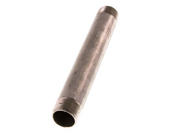 R 3/4'' Stainless steel Double Pipe Nipple 20 Bar DIN 2982 - 180mm