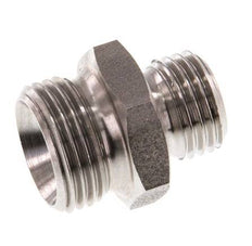 G 3/8'' x G 1/4'' Stainless steel Double Nipple 40 Bar