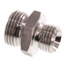 G 3/8'' x G 1/4'' Stainless steel Double Nipple 40 Bar