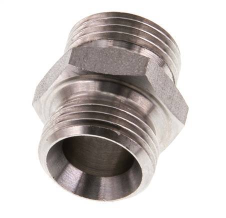 G 3/8'' Stainless steel Double Nipple 40 Bar
