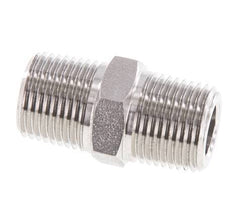 3/8'' NPT Stainless steel Double Nipple 210 Bar - Hydraulic
