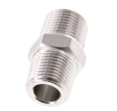 3/8'' NPT Stainless steel Double Nipple 210 Bar - Hydraulic
