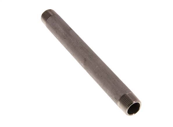 R 3/8'' Stainless steel Double Pipe Nipple 20 Bar DIN 2982 - 150mm