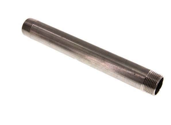 R 1'' Stainless steel Double Pipe Nipple 20 Bar DIN 2982 - 250mm