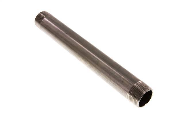 R 1'' Stainless steel Double Pipe Nipple 20 Bar DIN 2982 - 250mm
