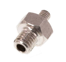 M5 x M3 Stainless steel Double Nipple 40 Bar