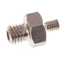 M5 x M3 Stainless steel Double Nipple 40 Bar