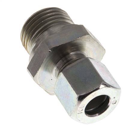 G 1/2'' Male x 10L Zinc plated Steel Straight Cutting Ring 315 Bar DIN 2353