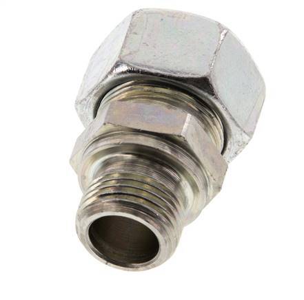 G 1/2'' Male x 18L Zinc plated Steel Straight Cutting Ring 315 Bar DIN 2353