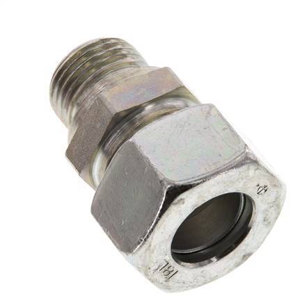 G 1/2'' Male x 18L Zinc plated Steel Straight Cutting Ring 315 Bar DIN 2353