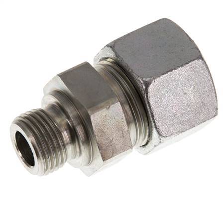 G 1/2'' Male x 20S Zinc plated Steel Straight Cutting Ring 400 Bar DIN 2353