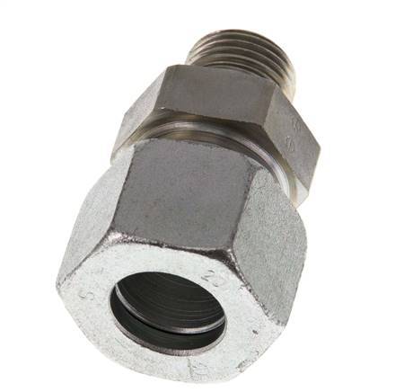 G 1/2'' Male x 20S Zinc plated Steel Straight Cutting Ring 400 Bar DIN 2353