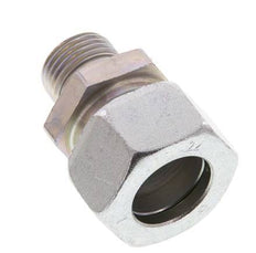 G 1/2'' Male x 22L Zinc plated Steel Straight Cutting Ring 160 Bar DIN 2353