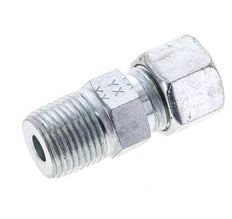 1/2'' NPT Male x 12S Zinc plated Steel Straight Cutting Ring 630 Bar DIN 2353