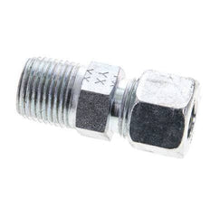 1/2'' NPT Male x 12S Zinc plated Steel Straight Cutting Ring 630 Bar DIN 2353