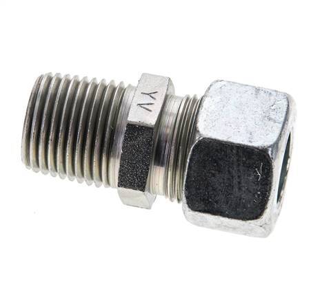 1/2'' NPT Male x 15L Zinc plated Steel Straight Cutting Ring 315 Bar DIN 2353