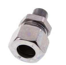 G 1/4'' Male x 15L Zinc plated Steel Straight Cutting Ring 315 Bar DIN 2353