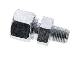1/4'' NPT Male x 12S Zinc plated Steel Straight Cutting Ring 630 Bar DIN 2353