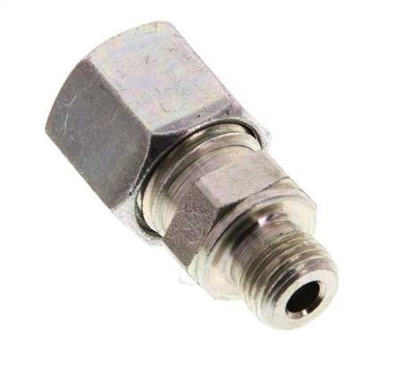 G 1/8'' Male x 8L Zinc plated Steel Straight Cutting Ring 315 Bar DIN 2353 [2 Pieces]