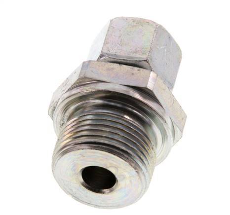 G 3/4'' Male x 12L Zinc plated Steel Straight Cutting Ring 315 Bar DIN 2353