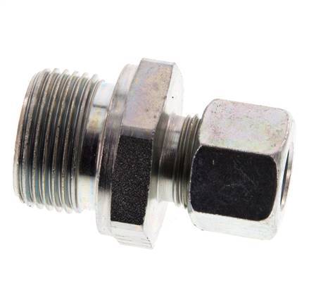 G 3/4'' Male x 12L Zinc plated Steel Straight Cutting Ring 315 Bar DIN 2353