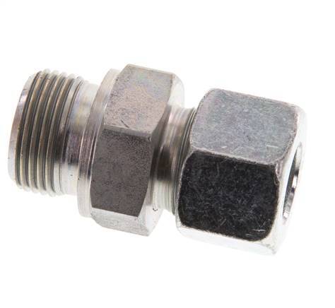 G 3/4'' Male x 16S Zinc plated Steel Straight Cutting Ring 400 Bar DIN 2353