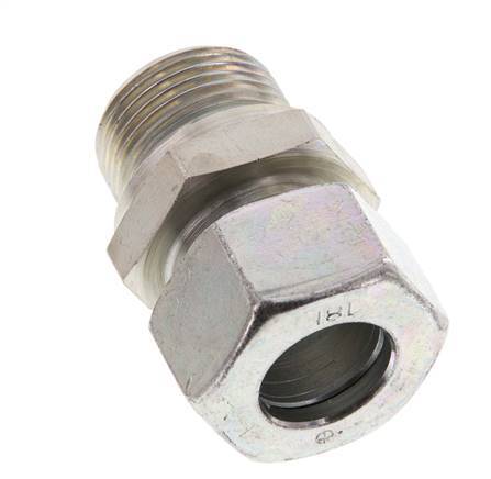 G 3/4'' Male x 18L Zinc plated Steel Straight Cutting Ring 315 Bar DIN 2353