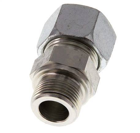 G 3/4'' Male x 20S Zinc plated Steel Straight Cutting Ring 400 Bar DIN 2353