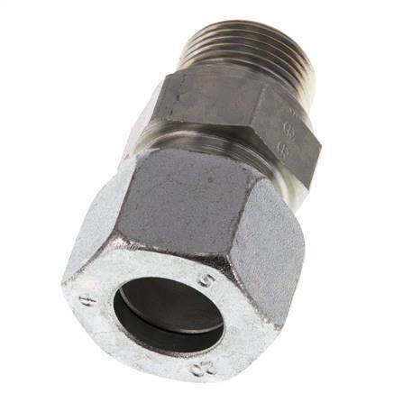 G 3/4'' Male x 20S Zinc plated Steel Straight Cutting Ring 400 Bar DIN 2353